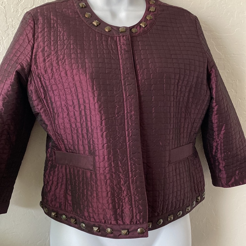 Ruby Rd. Quilted Studded Jacket - image 2